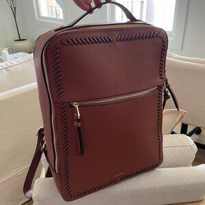 Calpak Kaya 15 inch Laptop Backpack in Caramel